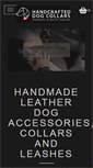 Mobile Screenshot of handcrafteddogcollars.com